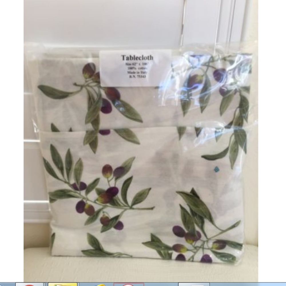 TABLECLOTH TESSITURA RANDI 1931 OLIVE VINE - Picture 5 of 6